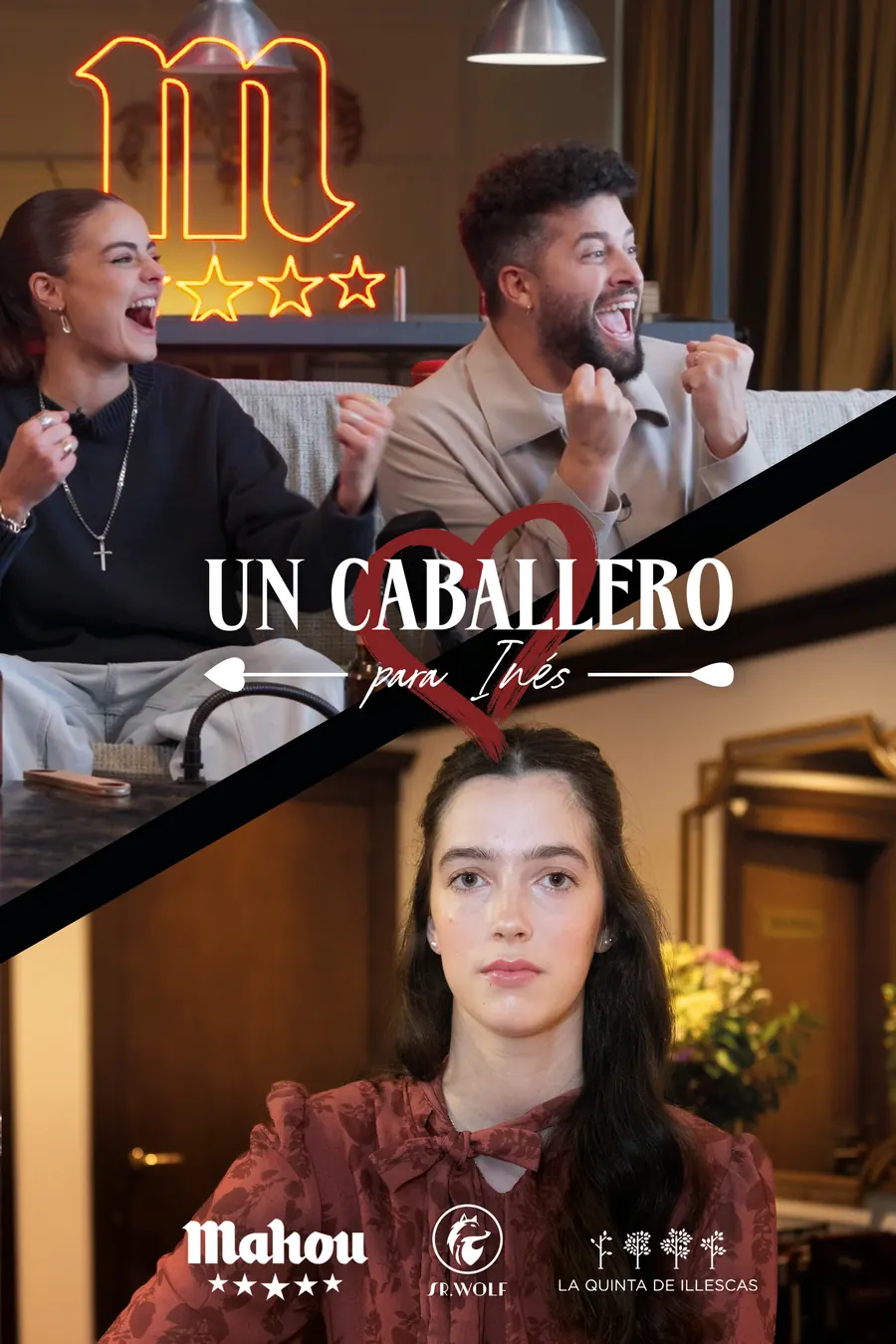 Cartel de Un Caballero para Inés